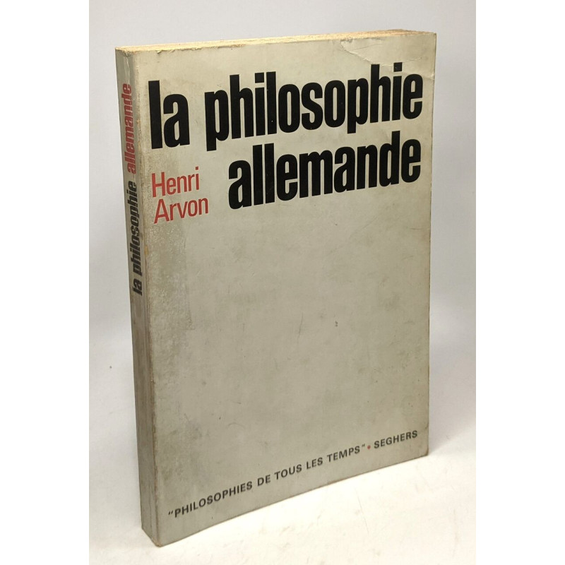 La philosophie allemande