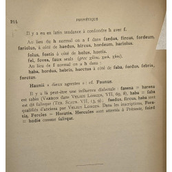 Grammaire comparée du grec et du latin - TOME I - Phonétique