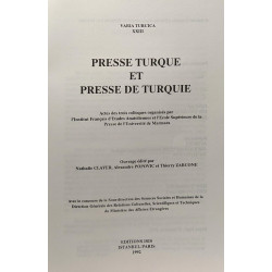 Presse turque et presse de Turquie actes des trois - actes des...