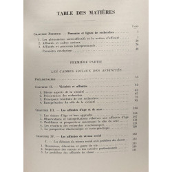 Psycho-sociologie des affinités - bibliothèque scientifique...