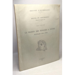La maison des masques à Sousse - Fouilles 1962-1963 - institut...