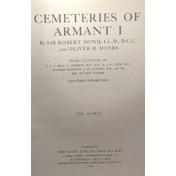 Cemeteries of Armant I - 2 volumes - The text + The plates -...