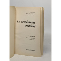 Le secretariat général