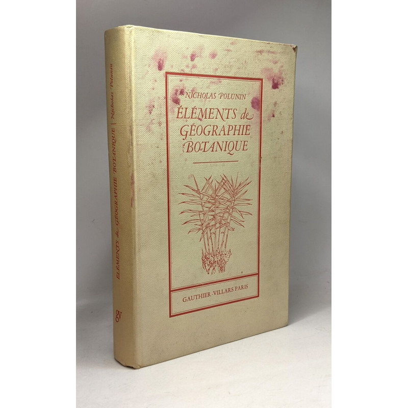 Éléments de géographie botanique
