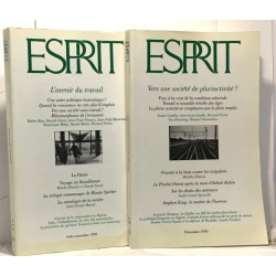 Revue esprit - numéro 8/9 - 12 année 1995 -- L'avenir du travail +...