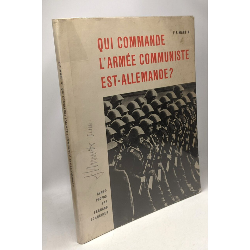 Qui commande l'armée communiste Est-Allemande? - avant propos par...