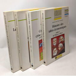 4 livres collection CIRCA: Histoire des idées économiques : Tome 1...