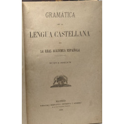 Gramática de la lengua castellana por la real academia española -...