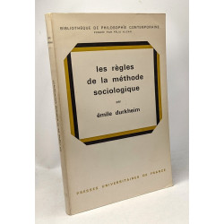Les règles de la méthode sociologique - bibliothèque de...