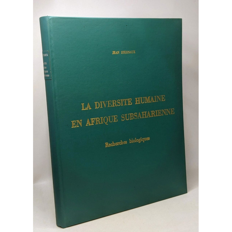 La diversité humaine en Afrique subsaharienne - recherches...