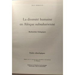 La diversité humaine en Afrique subsaharienne - recherches...