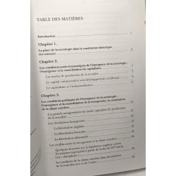 L'émergence de la sociologie