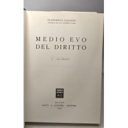 Medio Evo del diritto. Le fonti (Vol. 1)