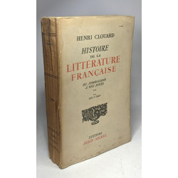 Histoire de la Litterature Francaise Du symbolisme a nos jours -...