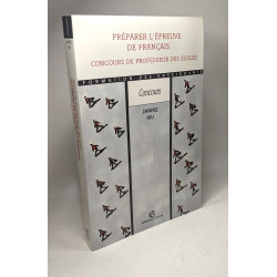 Francais. Epreuve Au Concours De Professeur Des Ecoles