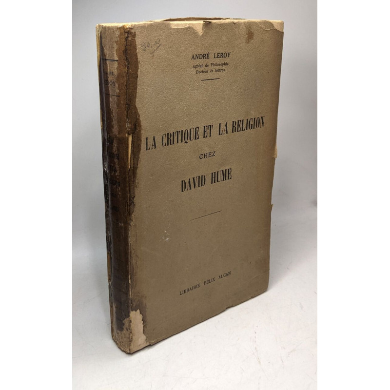 La critique et la religion chez David Hume