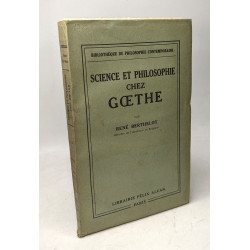 Science et Philosophie chez Goethe