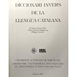Diccionari invers de la llengua catalana