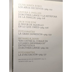 Dorothea Lange Los años decisivos - SANS JAQUETTE