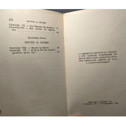 Sauver la guerre - lettre aux futurs vivants