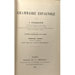 Grammaire espagnole - accompagné d'un lexique - 3e édition - revue...
