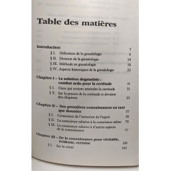 Sentiers Sinueux de la Connaissance - Traite de Gnoséologie Sur le...