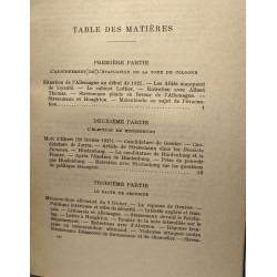 LES PAPIERS DE STRESEMANN - 3 VOLUMES - TOMES I+II+III - La...