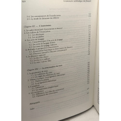 Grammaire méthodique du français