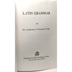 Latin Grammar (Advanced Language S) - reprint 1998