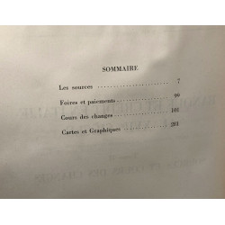 Banque et crédit en Italie au XVIIe Siècle. Tome I: Les foires de...