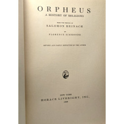 Orpheus a history of religions