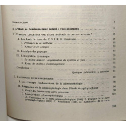 L'éco-géographie et l'aménagement du milieu naturel