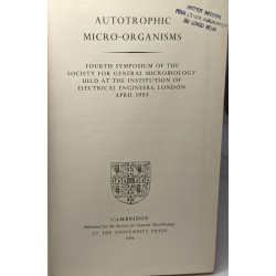 Autotrophic Micro-Organisms. Fourth Symposium Of The Society For...