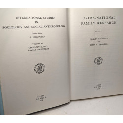 Cross-national family research, (International studies in...