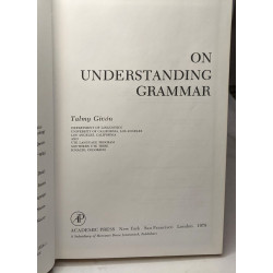 On Understanding Grammar