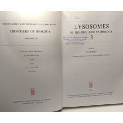 Lysosomes in Biology and Pathology TOME 2 (1969) + TOME 3 (1973) /...