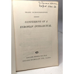 Confessions of a European intellectual