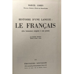 Histoire d'une langue: le français