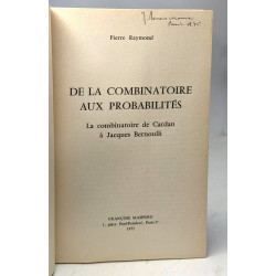 De la combinatoire aux probabilités / Algorithme