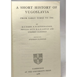A Short History of Yugoslavia from Early Times to 1966