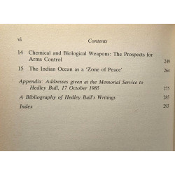 Hedley Bulls on Arms Control