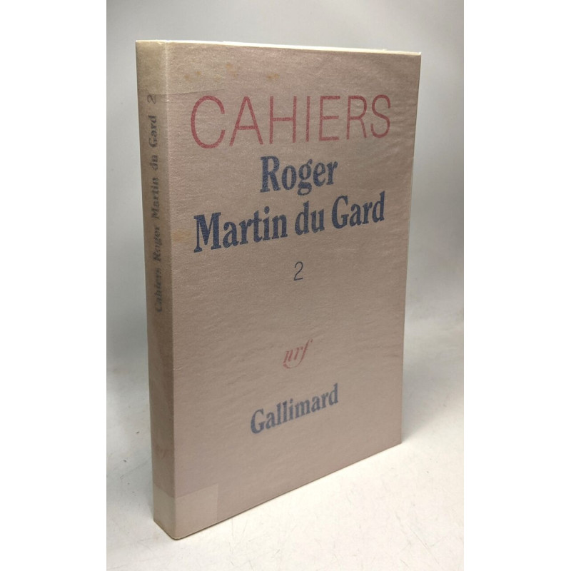 Cahiers Roger Martin du Gard - 2