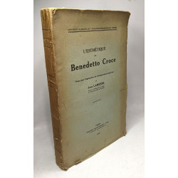 L'esthétique de Benedetto Croce