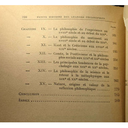 Petite histoire des grandes philosophies