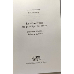 La découverte du principe de raison