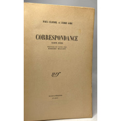 Correspondance 1899-1926
