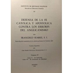 Defensa de la fe católica y apóstólica contra los errores del...