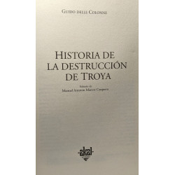 Historia de la destrucción de Troya