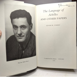 The Language of Achilles and Other Papers