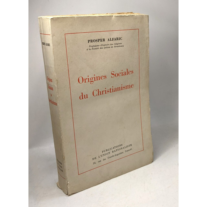 Origines sociales du Christianisme